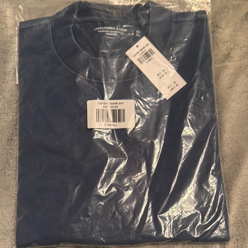 Abercrombie & Fitch Men's Blue Shirt